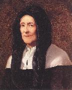 PUGET, Pierre Portrait of the Artist's Mother af oil